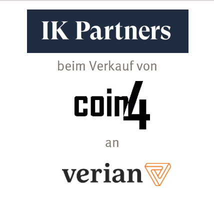 Renzenbrink & Partner berät IK Partners beim Verkauf von coin4 Solutions an VERIAN